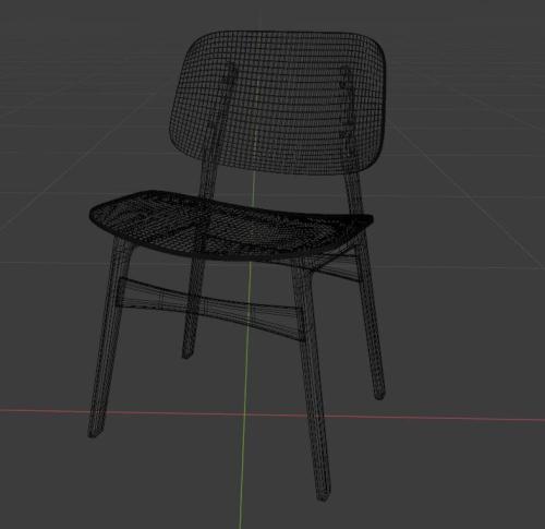 chaise wireframe